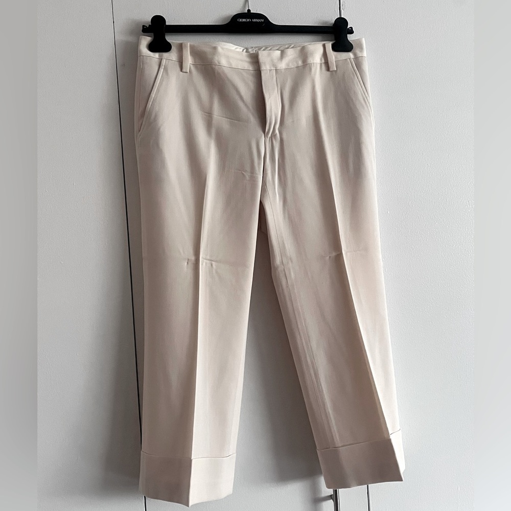 Banana Republic Cream Pants 10